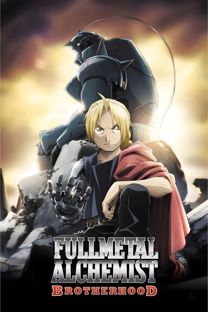 Fullmetal Alchemist Brotherhood Anime Poster A1+ poszter