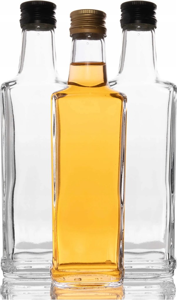 10x Tinktúra Palack Vodka Bor Limonádé Gyümölcslé Olívaolaj Ecet Gránit 0,2L