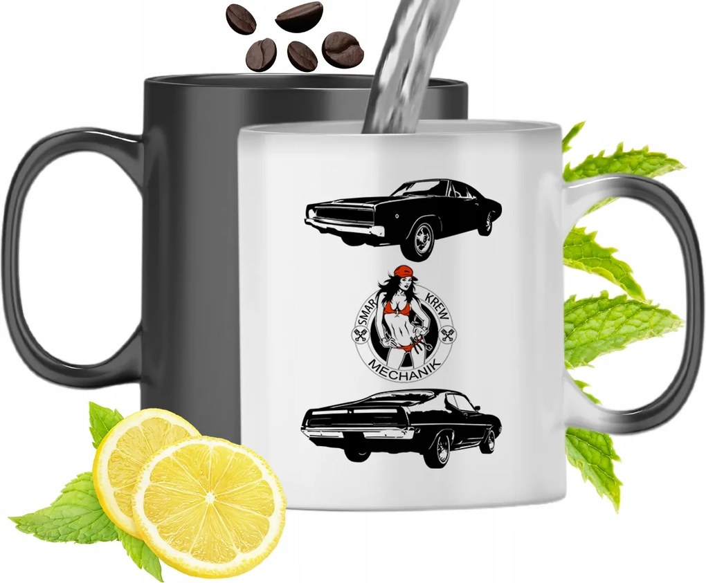 Mágikus Bögre Színváltó Mechanikusoknak, fényképes nyomtatással