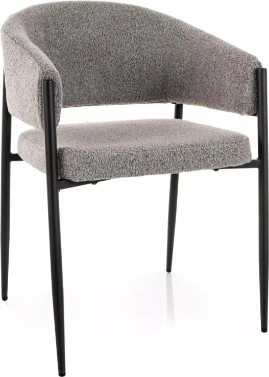 Akita étkezőszék szürke/fekete