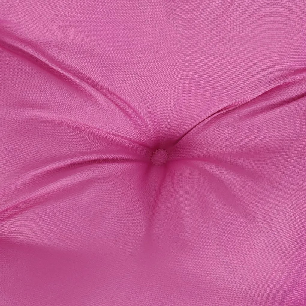 rózsaszín oxford szövet kerti padpárna 180 x 50 x 7 cm