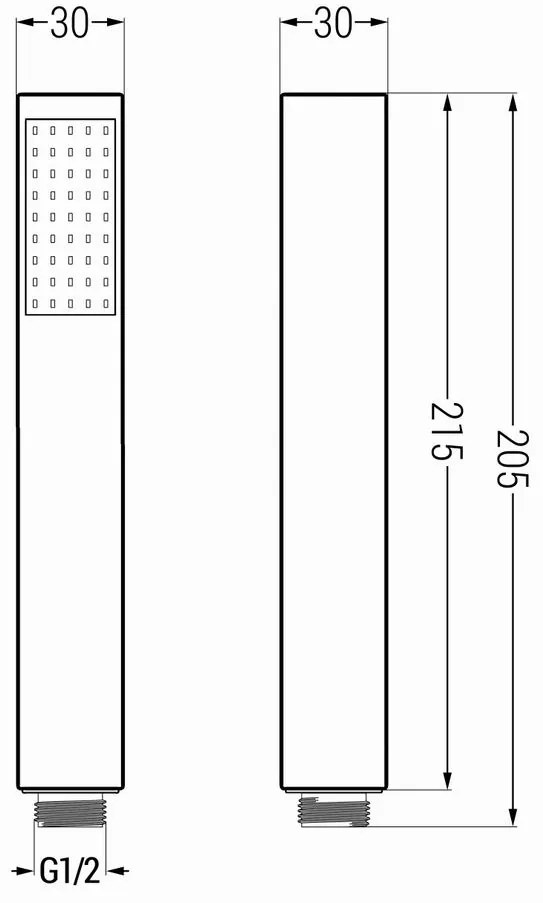 Mexen tartozékok - 1 pontos kézizuhany készlet R-77, króm, 785775053-00