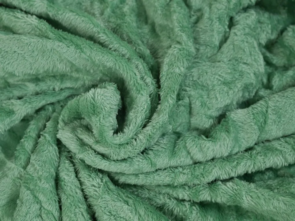 Plüss HERNYÓ zöld babatakaróval belül