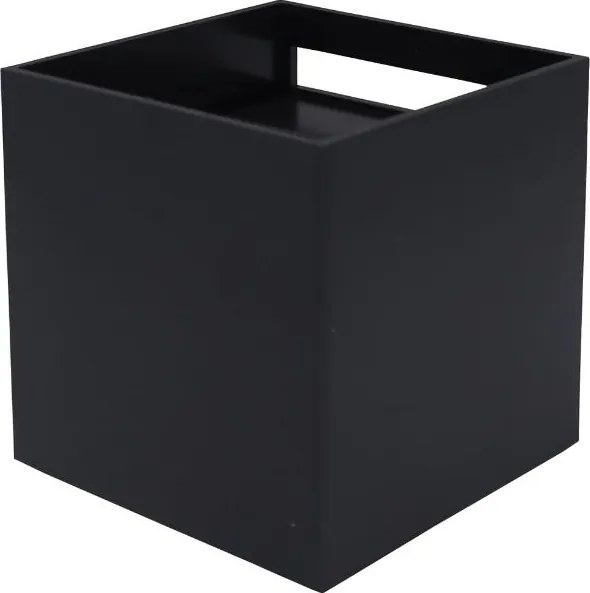 Fali lámpa Ledom fekete integrált Led fényforrás 6W (2 x 3W)