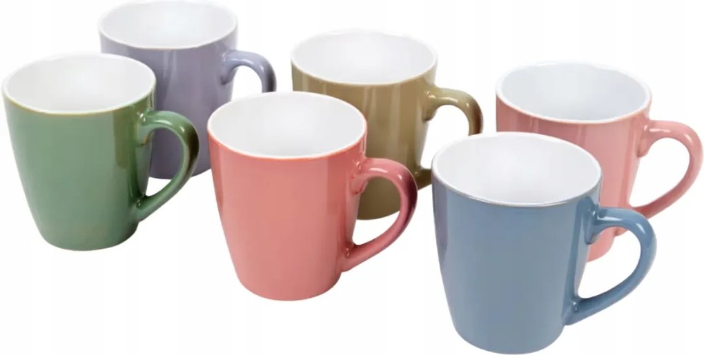 Kerámia Kávéscsésze Teáscsésze Szett 6DB 180ML Bögre