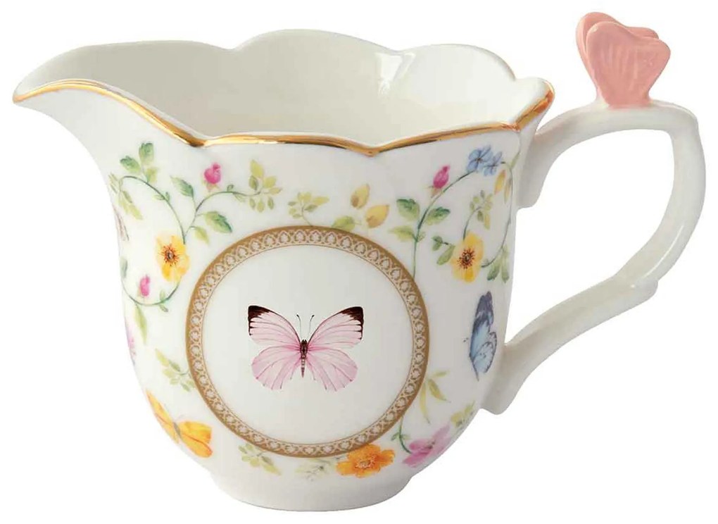 Pillangós porcelán tej / citromkiöntő díszdobozban Dancing Butterflies