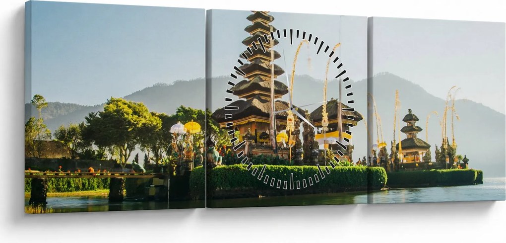 Mount Batur kép (órával) (90x30 cm)