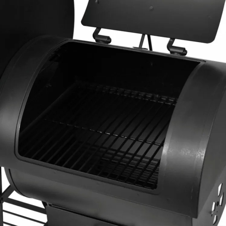 HECHT SENTINEL-MINOR Faszenes kerti grill, smoker, két tűztér