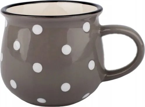 Kerámia Teásbögre Pöttyös szürke