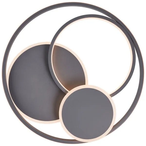 Brilliant - LED Dimmelhető mennyezeti lámpa RUNDA LED/50W/230V 3000-6500K fekete + távirányító