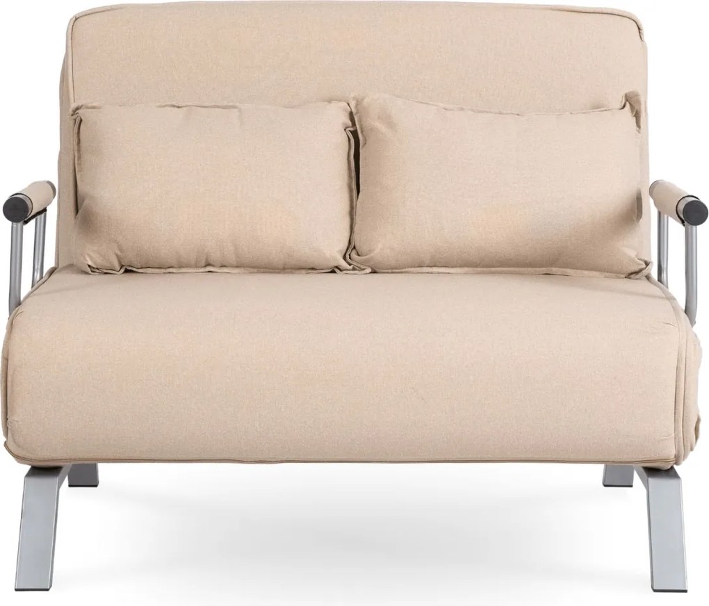 Kétszemélyes dönthető fotel bézs színben BART 2