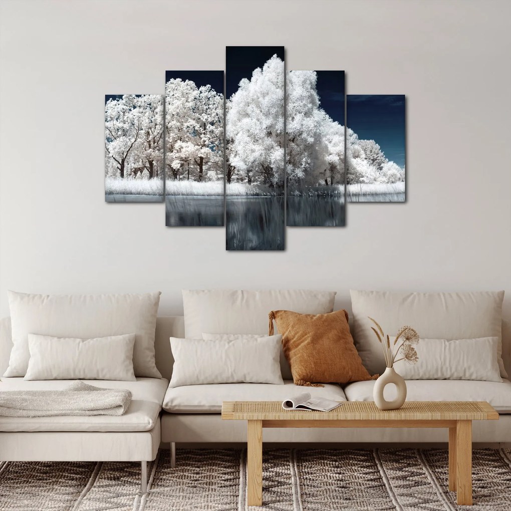 Kép - Hófehér fák (150x105 cm)