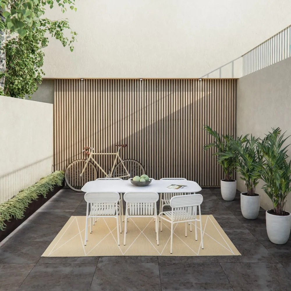 Bézs kültéri-beltéri futószőnyeg 70x320 cm Max Sand – Pappelina