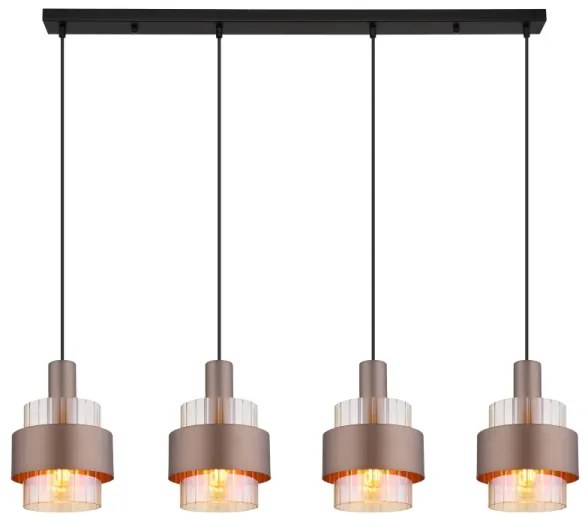 Globo 15560-4HA - Csillár zsinóron MILLEY 4xE27/60W/230V