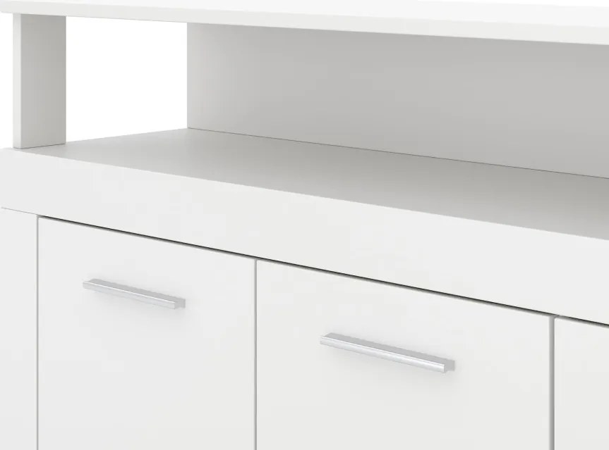 Komód 4 ajtóval és 4 fiókkal Sonoma tölgy színben – XXL LUNA