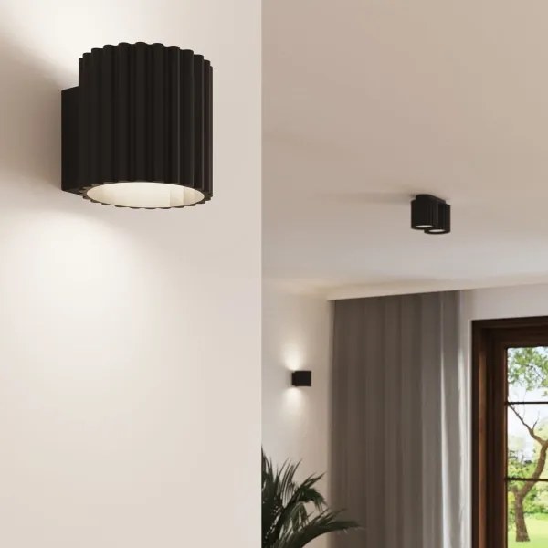 Sollux SL.1785 - AURA spotlámpa 2xGU10/10W/230V fekete