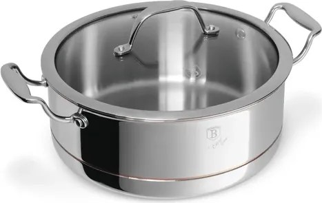 BerlingerHaus Professzionális Lábas fedővel (4.3 L) Copper Touch Collection (BH/8815)