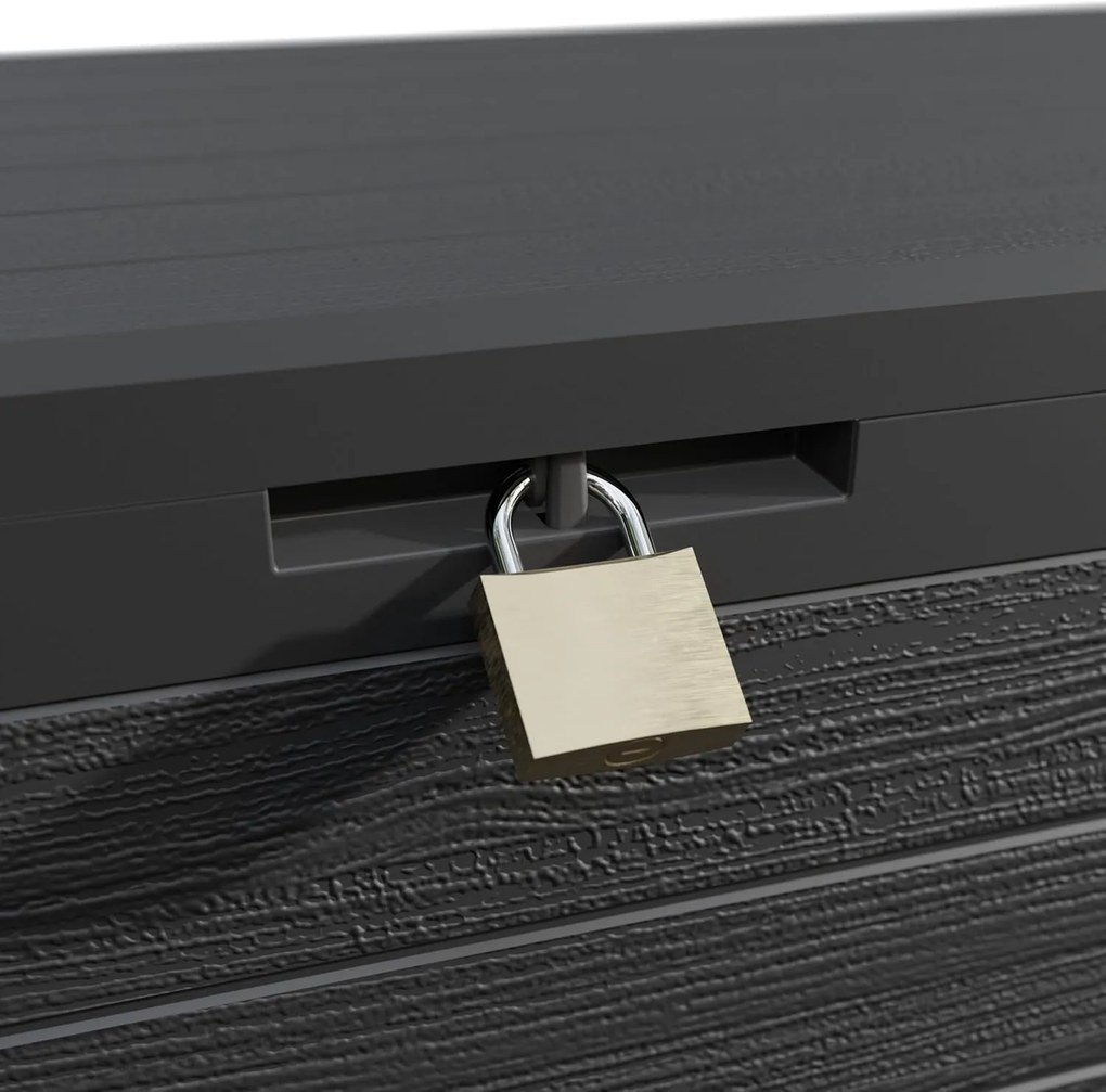 Deuba Woody 280 L tároló doboz - antracit