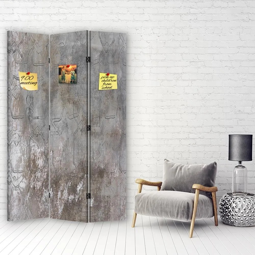 Gario Paraván Tompaszürke Méret: 145 x 170 cm, Kivitelezés: Parafa paraván