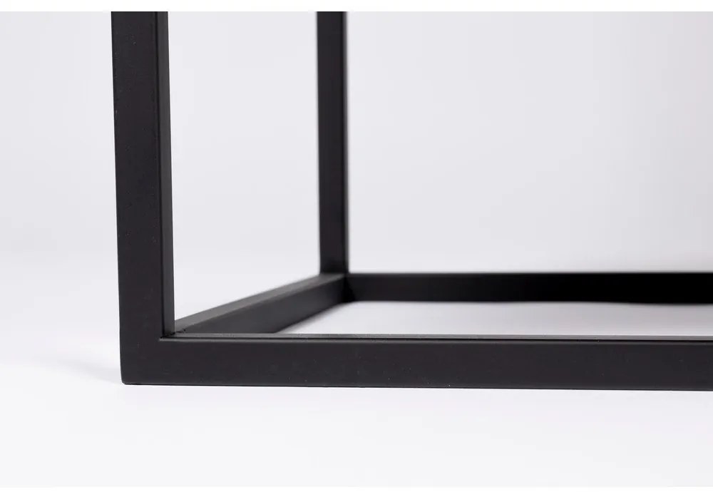 Fekete rattan komód 70x145 cm Guuji - White Label