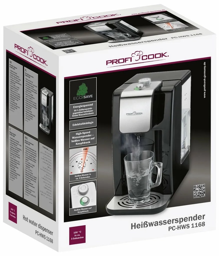 ProfiCook HWS 1168 ECO vízmelegítő