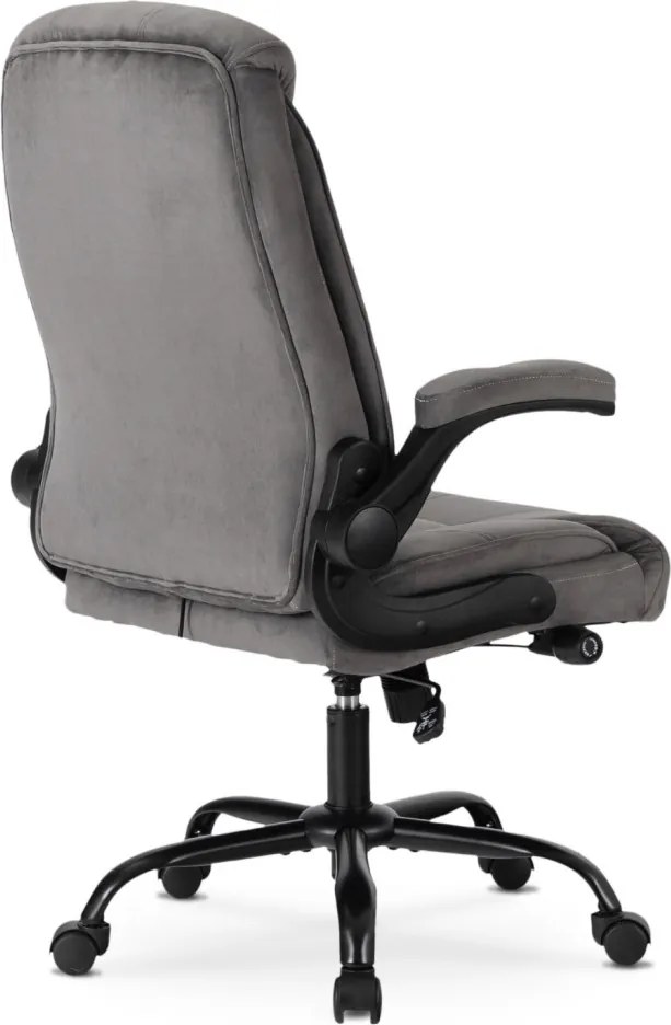 Forgószék szürke velúr. COMFORT