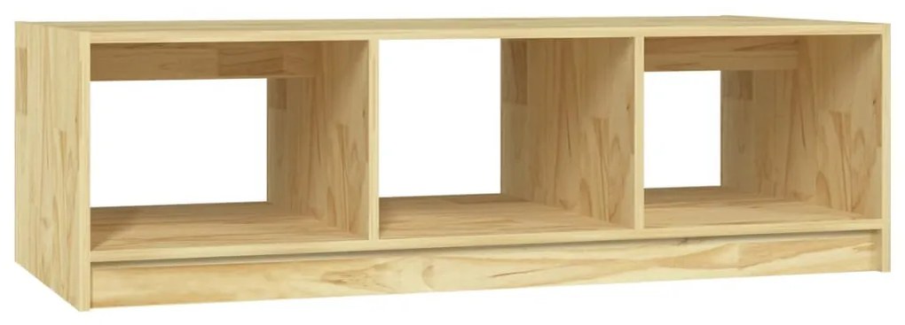 Tömör fenyőfa dohányzóasztal 110 x 50 x 34 cm