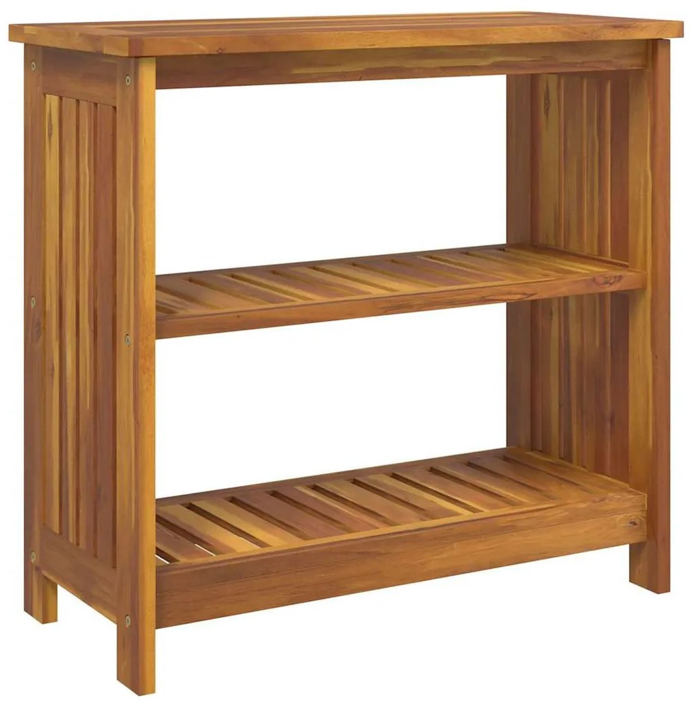 Kerti szekrény polcokkal tárolóval Barna 75 x 35 x 70cm