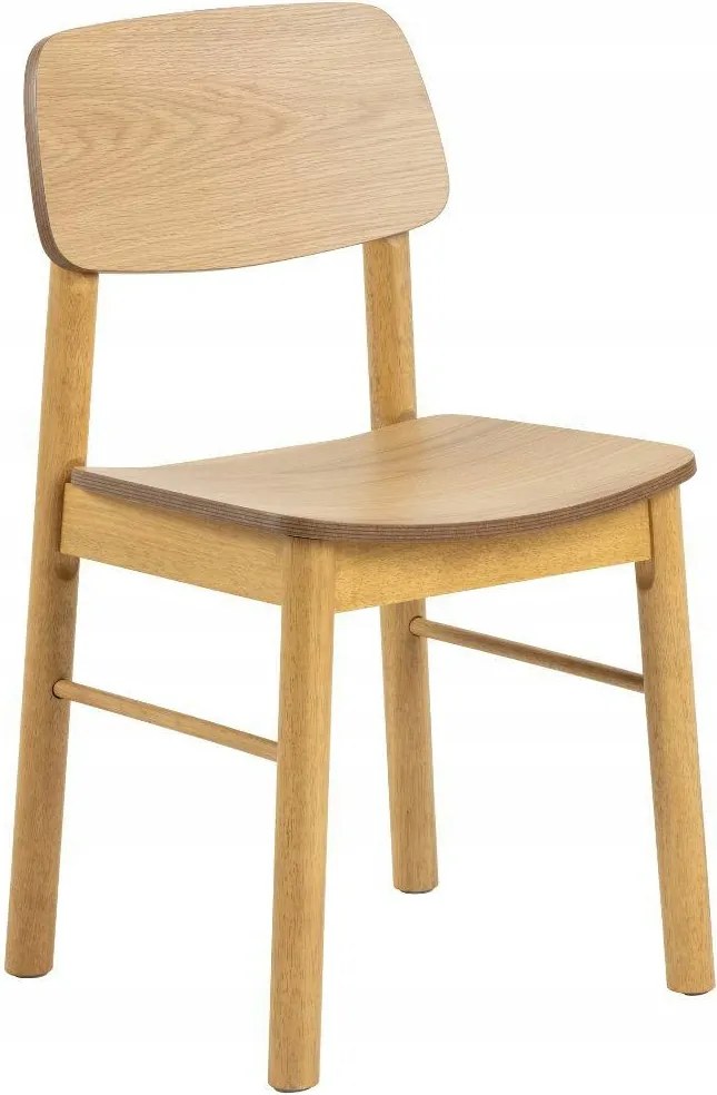 Kényelmes klasszikus étkezőszék Barlow fa lábtámlával