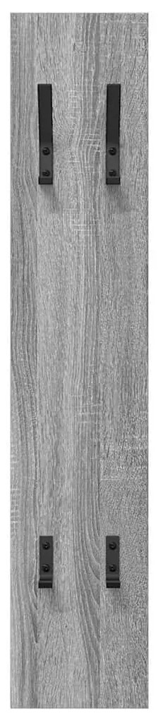 Fali Kabáthorog Szürke sonoma 20 x 1.5 x 100 cm Faanyag