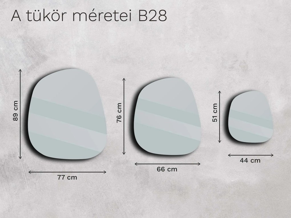 Bronz tükör Base B28