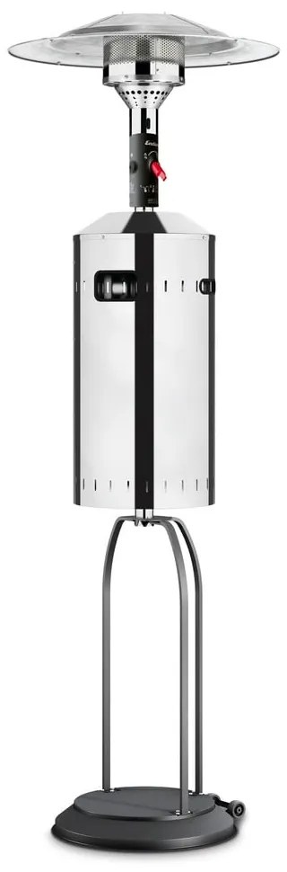 Elegance ezüstszínű gáz hősugárzó - ENDERS