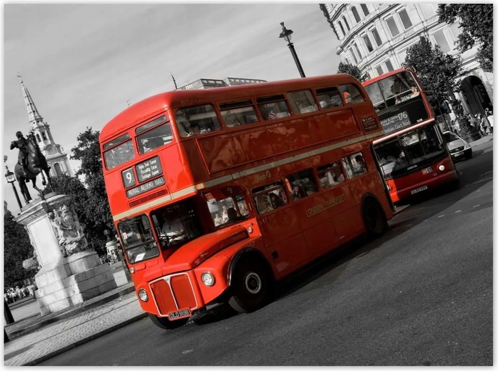 Poszterek 135x100 Piros busz London