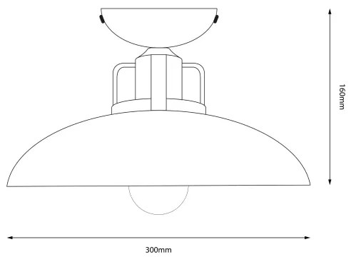 Brilagi - LED Felületre szerelhető csillár  FLAMENGO 1xE27/60W/230V bézs