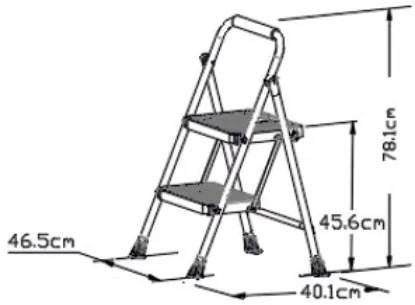 Lamart LT8096 Eurostep lépcsőfokok, 2 lépcsőfok