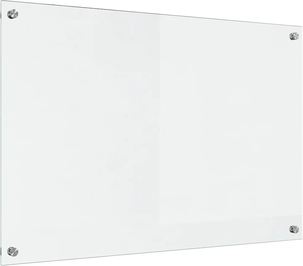 vidaXL Konyhai splashback Átlátszó 90 x 60 cm edzett üveg