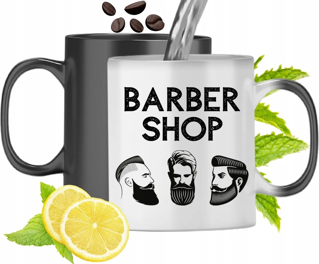 Mágikus Bögre Fodrásznak Színváltós, fényképes nyomattal