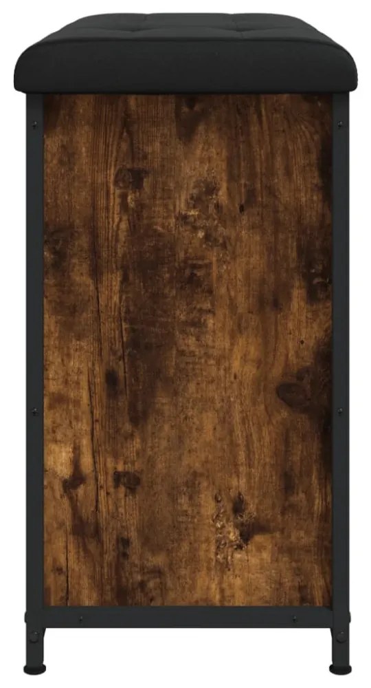 füstös tölgy színű cipőpad lehajtható fiókkal 62 x 32 x 56 cm