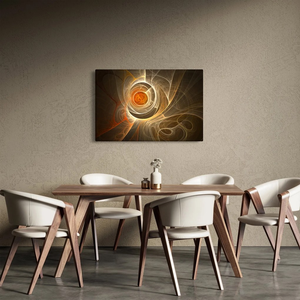 Absztrakciós kép (90x60 cm)