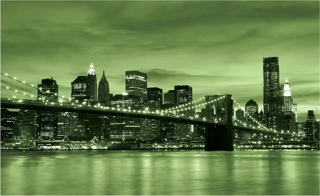 Fotótapéta Brooklyn híd éjszaka New York vinil 368x254 +ragasztó