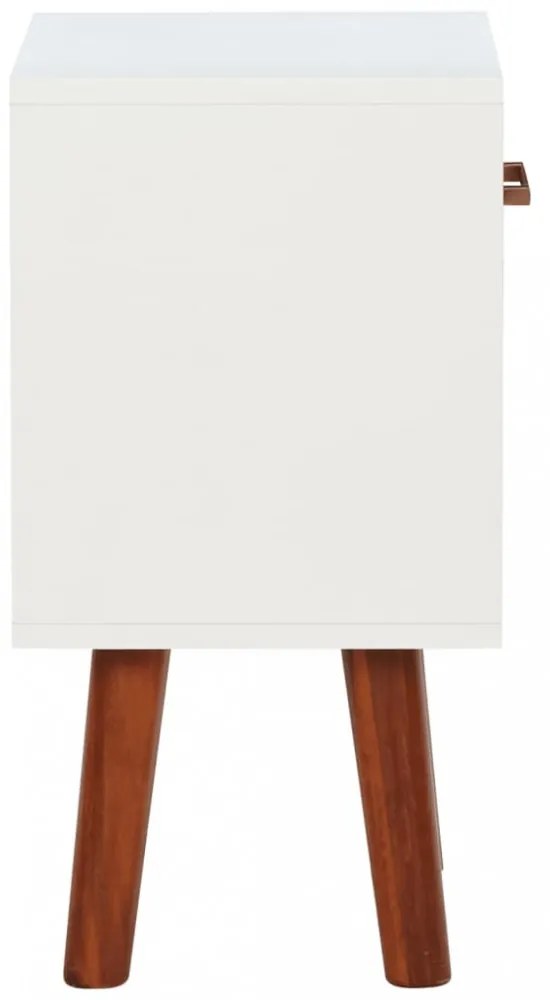 vidaXL 2 db tömör akácfa éjjeliszekrény 40 x 30 x 57 cm