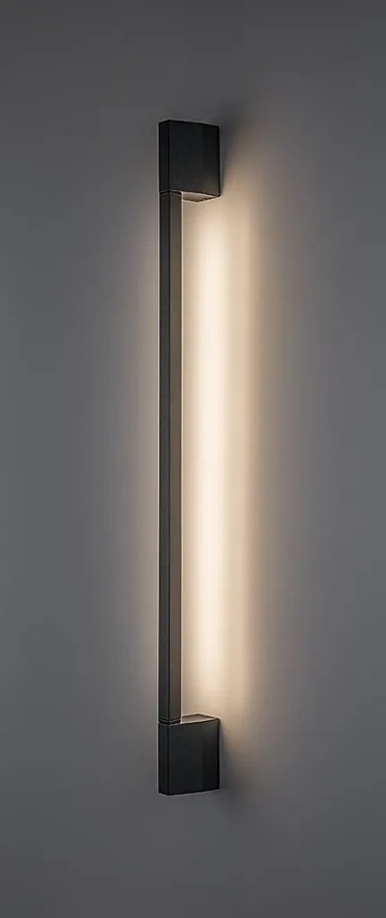 RÁBALUX 77052 ZILINA Modern Kültéri Fali Lámpa Matt Fekete IP44