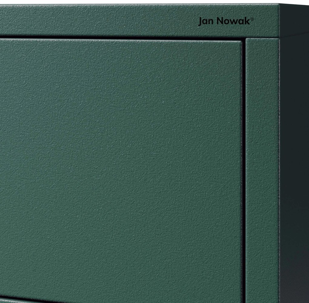 Komód CARLA, 800 x 1015 x 400 mm, Modern:  palack zöld