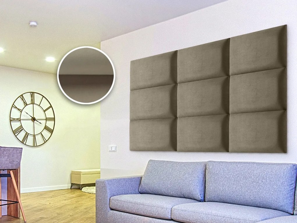 Kárpitozott panel Soundless 40x30 cm (szürkésbarna). 1068512