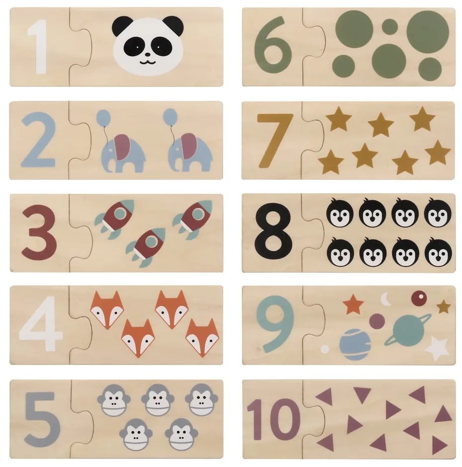 Fa gyerek puzzle (részek száma 20) Numbers – Kindsgut