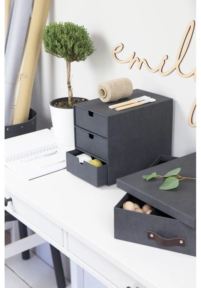 Karton fiókos rendszerező Ingrid Canvas Paper Laminate – Bigso