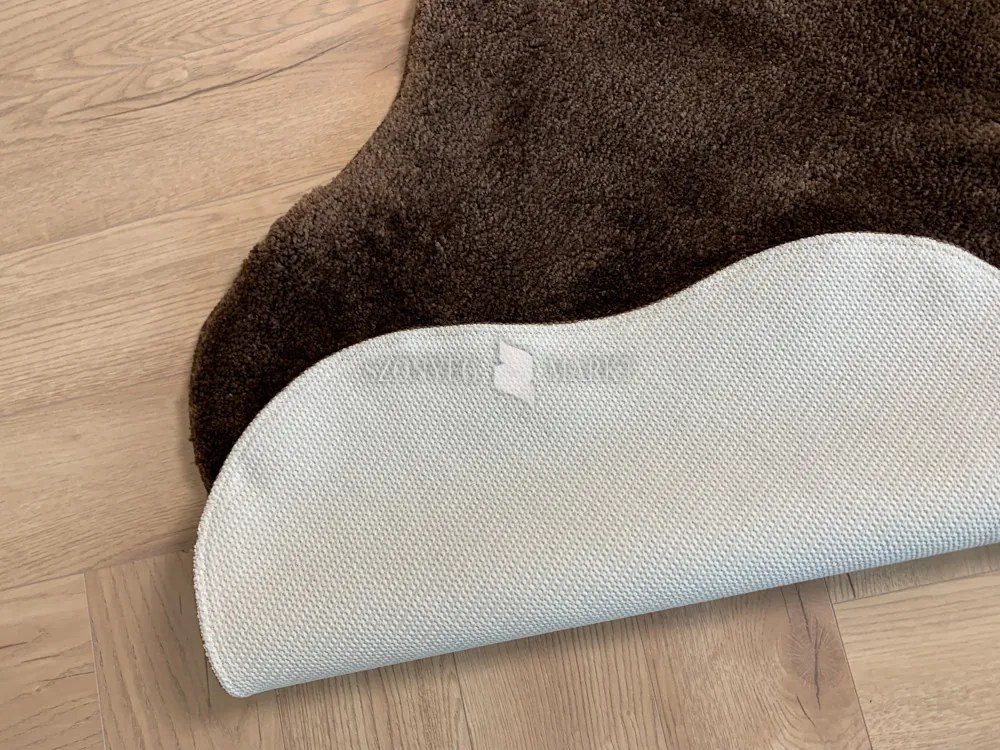 Vajpuha ovális shaggy sebano Barna (Brown) 80x150
