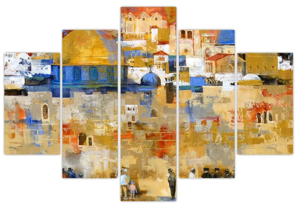 Kép - siratófal, Jerusalem, Israel (150x105 cm)