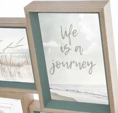 Moly képkeret 6 db képhez, zöld