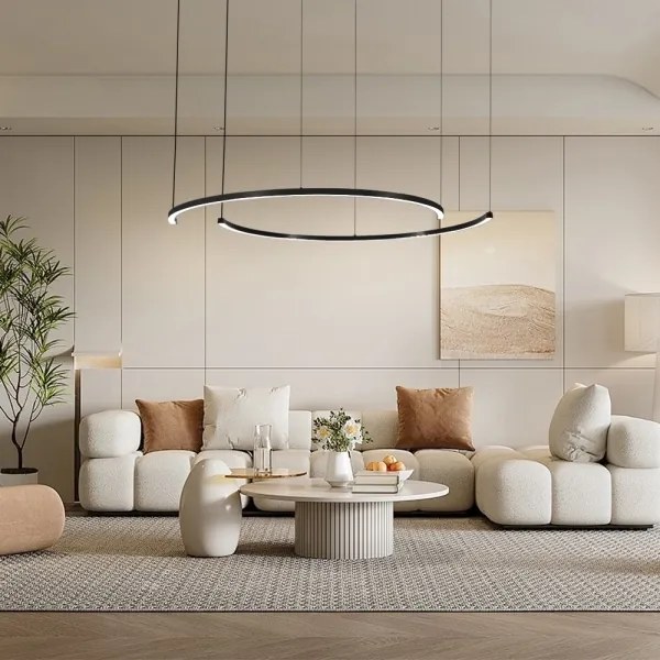 Immax NEO 07329L - LED dimmelhető, kábelre függeszthető csillár FINO 72W/230V 120 cm fekete Tuya+ távirányító